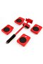 Heavy Duty Furniture Lifter & Mover Tool Set – 5 PCS Iron Furniture Moving Kit with 360° Rotating Wheels – Easy Lifting & Sliding for Sofa, Bed, Fridge & Washing Machine - 2