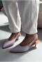 Selor Genuine Leather Lilac Matte Leather Women's Stiletto - 6