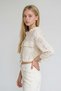 Mojo Girl's 3-14 Years Old Fisto Seasonal Hooded Jacket Cream - 2