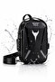 Conch Cross Chest Bag Waist Bag Cross Shoulder Bag Water Resistant Black Men's Shoulder Bag - 5