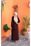 Wonderful Belted Buckle Cross Sandy Dress - 5