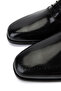 Men's Genuine Leather Black Classic Shoes - 4