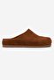Denivel Women's Genuine Leather Slippers Tan Suede - 2