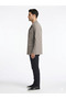 Men's Beige Safari Jacket - Slim Fit Four-Pocket Seasonal Coat - 2