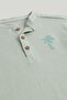Green Waffle Henley T-Shirt - 2