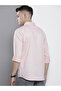 Men Pink Slim Fit Striped Shirt - 4