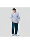 Men’s Cotton Slim Oxford Shirt with Embroidery - 6