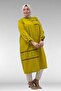 68031 Plus Size Linen Shirt with Stripe Detail - Olive Green - 4