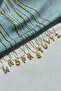 Zircon Stone Minimal Letter Steel Chain Necklace - 5
