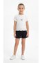 Persian Gulf Embroidered Girls' T-Shirt and Denim Shorts Set