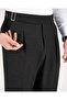 Slim Fit Bel Detailed Trousers Anthracite T14820 - 2