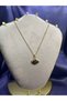 Black Stone Swan Necklace