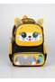 3-Piece Ear-Strapped Primary School Backpack with Lunch Pencil Holder Yellow - Black - 5
