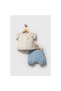''Jeans Universe'' Baby Girl Bowknot 2-Piece Set