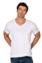 Özkan 10273 Men's 95% Cotton Lycra Flexible Comfortable V-Neck Short Sleeve T-Shirt Undershirt - 5