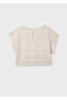 Girl's Crochet Blouse Ecru - 06022 - 2