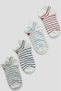 4 Pairs of Summer Cotton Girls' and Baby Booties Socks - 2