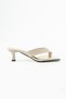Anna Women's Flip-Flop Heeled Slippers – Square Toe Thin Heel Casual Stylish Summer Sandals - 5