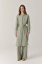 Hakim Yaka Minimal Detailed Island Tea Tunic 1664
