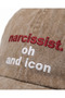 Narcissist. Oh and Icon" Embroidered Washable Hat / "Naristic." And the Icon" Washed Cap Baseball Kep - 3