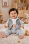 Baby Boy 3-Piece Set Teddy Bear Embroidered Top and Bottom Seasonal Set 0 3 6 9 Months - 6