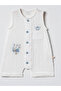 3-6/6-9/9-12- Winter Baby Muslin Short Romper - 2
