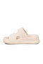 Ecru Velcro Lightweight Soft Sole Women's Slippers 332190 Z - 4