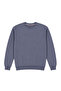 Men's Large Size Smoked Two-Thread Crew Neck Sweatshirt 3Xl-4Xl-5Xl-6Xl-7Xl-8Xl - 4