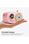 Mini Portable Android Projector | 150 ANSI Lumens 200" Display, ±45° Keystone Correction 4k Supported - 7
