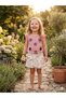 Pul Embroidered Shorts and Skirt Girls' Set 9 Months, 12 Months, 18 Months, 2 Years Girls