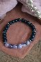 Amethyst bracelet, matte onyx bracelet, hematite bracelet, men's bracelet, women's bracelet - 4