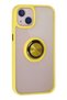 Ilkeshop New iPhone 13 Case Montreal Ringed Silicone Cover (223419) - Yellow - 3