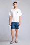 H4569Axin232 Indigo Boxy Fit Short Sleeve 2-Piece Set