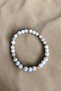 Howlite Stone Bracelet 6mm Howlite Stone Dorica Bracelet Men's Bracelet Women's Bracelet Natural Stone Bracelet - 6