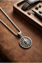 Minimalist Style Stainless Steel Men's Necklace with Lion Figure