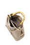 Mink Bag with Wooden Handle and Buckle 0065 - 4