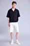 Boxy Fit Apaş Collar Woven Short Sleeve Shirt H3964Ax26Sm - 2
