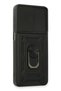 Ilkeshop New Galaxy A22 Case Pars Silicone with Lens Ring (114921) - Black - 2