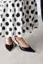 Orla Women's Heeled Patent Leather Shoes Black