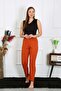 Women's Cotton Combed Single Bottom Pajamas Cream 27513 - 2