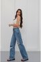Trend Special Design Laser Knee Detail Loose Fit Baggy Denim Jean Pants-Trending Special Design Laser Knee Detail Loose Fit Baggy Denim Jeans - 3