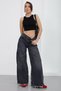 Trend Special Design Wide Leg Star Embossed Pocket Detail Jean Laser Detail Pants-Trending Special Design Wide Leg Star Embossed Pocket Detail Jean Laser Detail Pants - 4