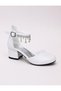 Girl's Anklet Evening Dress Square Heeled Shoes (It Is Recommended to Buy One Size up) - 5