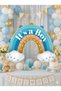 It's a Boy Rainbow Foil Balloon Blue Baby Boy Baby Shower Gender Reveal Party Baby Room Decoration