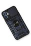 Ilkeshop New iPhone 12 Case Pars Silicone with Lens Ring (171046) - Navy Blue - 3