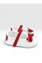 Baby First Step Shoes Fabric Orthopedic Non-Slip Bottom Sole with Bow and Velcro Tape Zest Model - 5