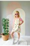 Girl's Salopet 2-Piece Set Gabardine Fabric