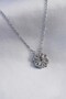 316L Steel Silver Color Open Clover Model Women's Necklace