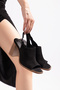 Genuine Leather Heeled Sandals from Size 34-35 to Size 41 - 2