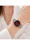 Women's Wristwatch Silver Color Red Dial Casual and Stylish Combination Gift Boxed - 2